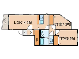 NS目白【1階】の間取り