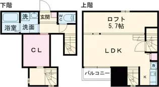 ADC鳥栖ブルク【1階】の間取り