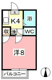 グリーンクラーク【2階】の間取り