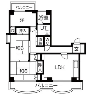 ISハイツ【2階】の間取り