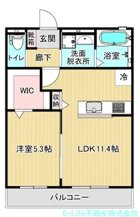 ラ コリーナ大津【1階】の間取り