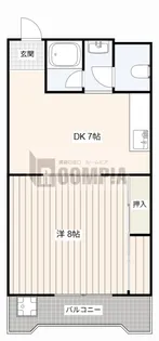 スカイハイツ【2階】の間取り