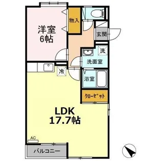 コゥジィコートII【2階】の間取り