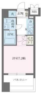 パシフィックレジデンス芝一丁目【10階】の間取り