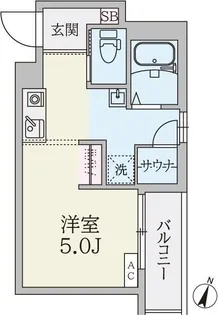 Ma Cachette【2階】の間取り