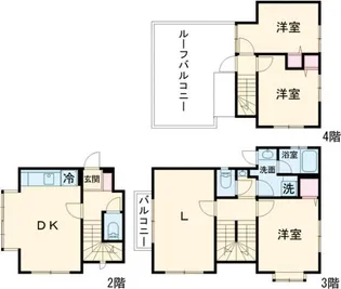 TKFレジデンス西馬込の間取り