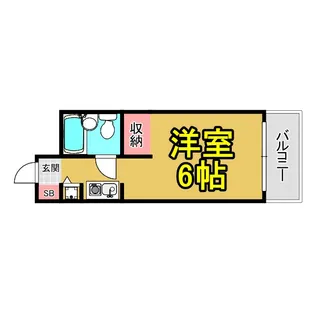 ラレジダンスド京橋【5階】の間取り