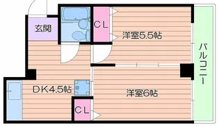 サンビラ大手前【8階】の間取り