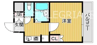 大阪府大阪市東成区東小橋1【マンション】の間取り