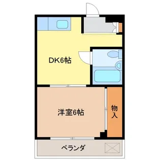 橘ビル【4階】の間取り