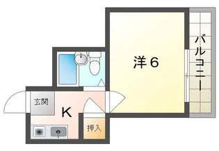 ハイツ和【3階】の間取り
