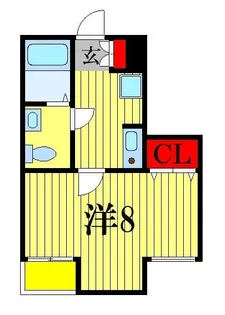 サンイング西船【3階】の間取り