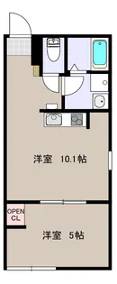 Stellar上高田【4階】の間取り