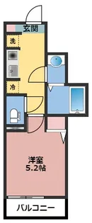 メルディア多摩美【2階】の間取り