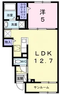 キイライシャン【1階】の間取り