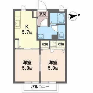 サンヒルズ【1階】の間取り