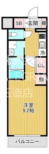 大阪府大阪市東成区深江南1【マンション】の間取り
