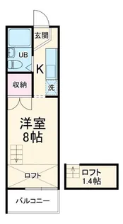 プレステージ坂戸【2階】の間取り
