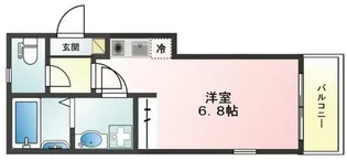 R・プレイス東新宿【2階】の間取り