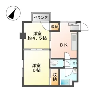 楓マンション【2階】の間取り