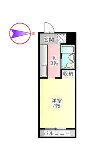アビタシオンK5【1階】の間取り