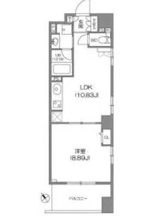 東京都中央区新川1【マンション】の間取り