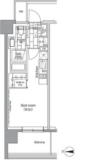 1Rの間取り画像