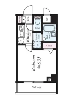 フェニックス新江古田【5階】の間取り