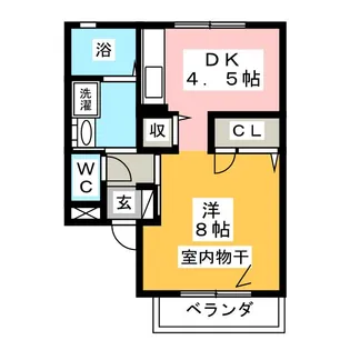 レトア西町【1階】の間取り