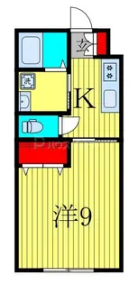 イーストパレスY-8【1階】の間取り