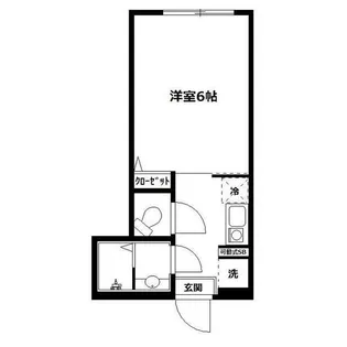 コーポ来夢【1階】の間取り