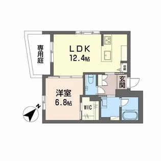 Yanagi Takasu【1階】の間取り