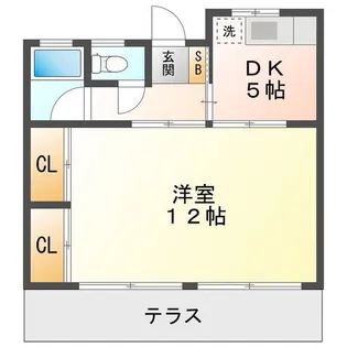 アコモ幸町【1階】の間取り