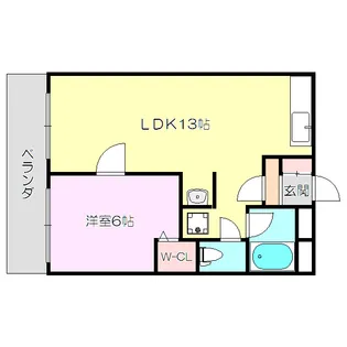 第3高光マンション【3階】の間取り