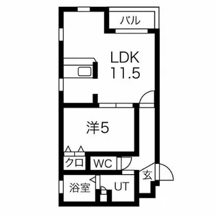 Grand West(グラン ウエスト)【3階】の間取り