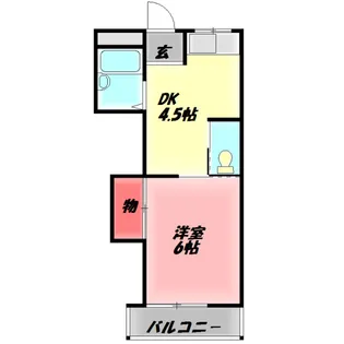 マンション華【1階】の間取り