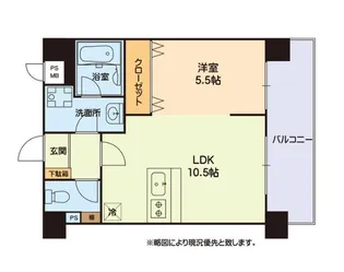 熊本県熊本市南区近見1【マンション】の間取り