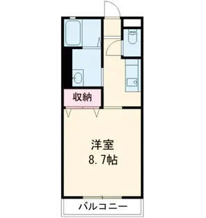 イノセントスクエア【2階】の間取り