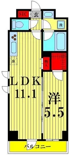 L・BASE押上South【3階】の間取り