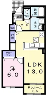 エスペランサ【1階】の間取り