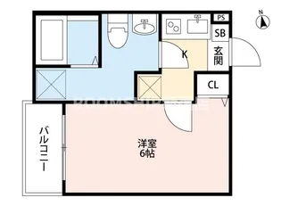 神奈川県横浜市金沢区洲崎町【アパート】の間取り