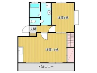 ハーベスト伊藤【3階】の間取り