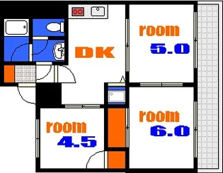 朝日プラザアムネット天満町【10階】の間取り