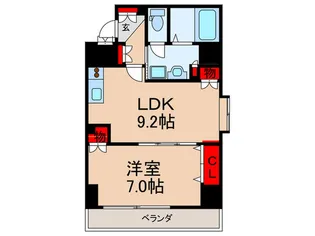 セラピアザ船橋【8階】の間取り
