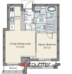 パークコート六本木ヒルトップ【6階】の間取り