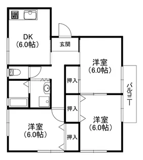 ソニア小立【1階】の間取り