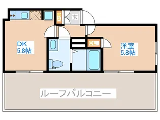三田東中野コーポ【3階】の間取り