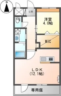ブレス・シャイン・S【1階】の間取り