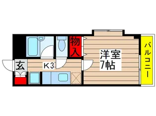 イイノガ-デンビル【6階】の間取り