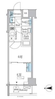 東京都江東区深川2【マンション】の間取り